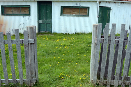 Harberton estate is the oldest farm of Tierra del Fuego and an important historical monument of the region.のeditorial素材