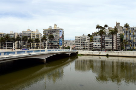The city of vina del Mar, the administrative center of the homonymous municipality, part of the province of Valparaiso.のeditorial素材