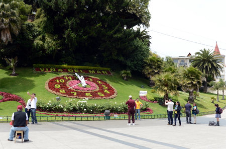 Flower clock in Vina del Mar.のeditorial素材