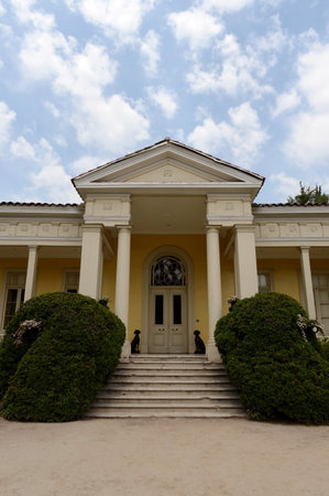 An old house belonging to the family Concha and Toro winery "Concho y Tora"のeditorial素材