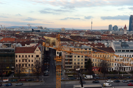 Vienna - capital of Austria. According to the results of research agency Mercer, Vienna took first place in the world for quality of life and comfort of living.のeditorial素材