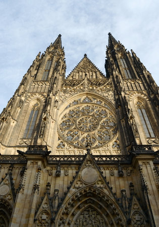St. Vitus Cathedral in Prague.のeditorial素材