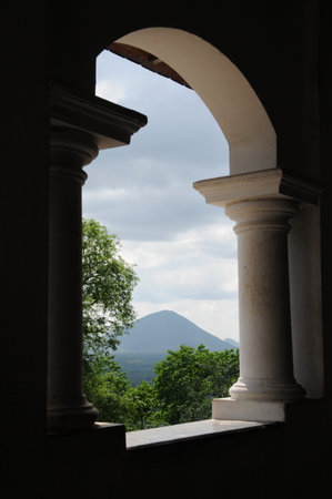 Buddish Cave Temple Dambulla, UNESCO World Heritage Site, central region of Sri Lanka Island.のeditorial素材