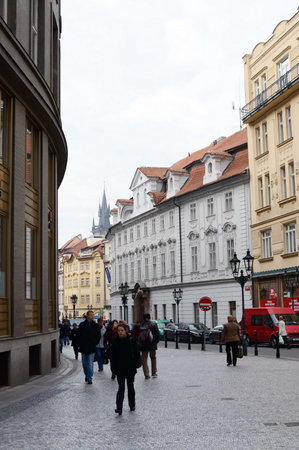 Prague is a city and the capital of the Czech Republic is a traditional European cultural center.Views of the City.のeditorial素材
