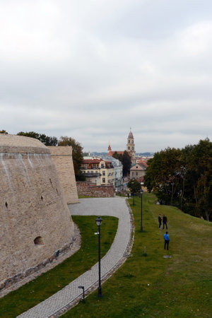 Bastia defensive wall of Vilnius.のeditorial素材