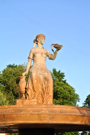 Sculptural composition near Vitebsk State Order of Friendship of Peoples Medical University.のeditorial素材