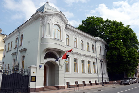 Consulate of Egypt in the former mansion of J. Recca.のeditorial素材