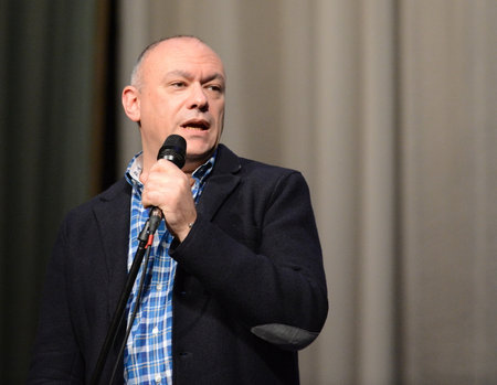 Famous Russian singer and composer Yevgeny Kobyliansky.のeditorial素材