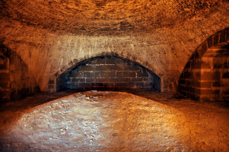 The old room in the Cathedral of the Holy Cross in Cadiz.のeditorial素材