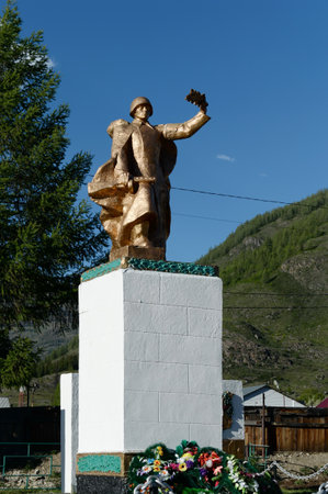 Monument to the soldiers of the Great Patriotic War. Russiaのeditorial素材