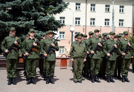 Students of Vitebsk State Medical Universityのeditorial素材