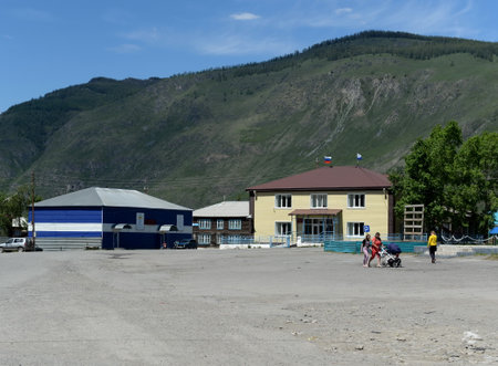 Aktash. Altai republicのeditorial素材