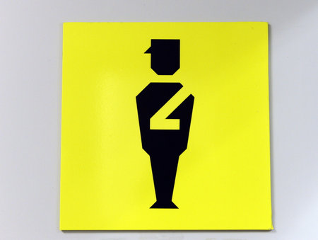 Sign "Police" at the international airport "Zhukovsky"のeditorial素材