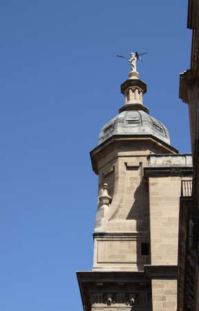 The Gothic Cathedral of Granada, the architectural details. Andalucia. Spain. Europeの写真素材
