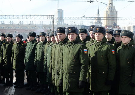 Soldiers of Moscow in Moscow