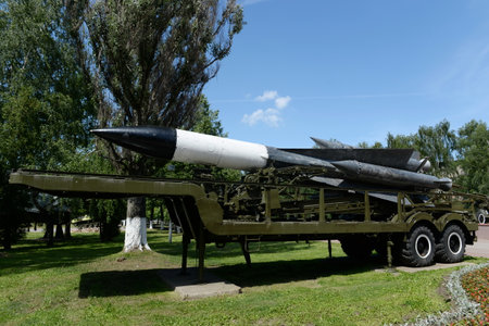Soviet long-range anti-aircraft missile glory in Yaroslavlのeditorial素材