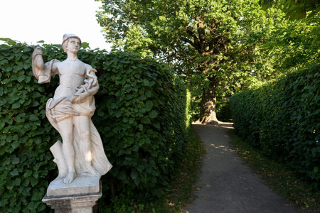 Sculpture in the Moscow estate "Kuskovo", the former estate of counts Sheremetevのeditorial素材