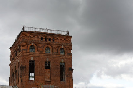 Abandoned building Treasury wine warehouse No. 2 - a winery of the XIX century in the city of...