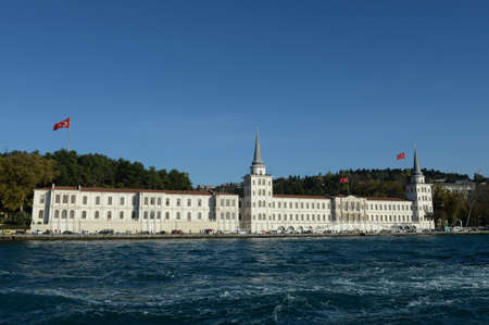 The oldest military high school in Turkey, located in engelky, Istanbul, on the Asian shore of the Bosphorus strait.の写真素材