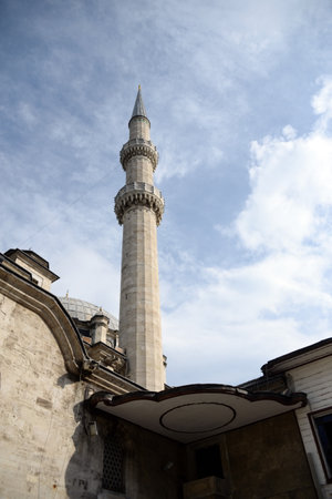 Old Eyup Sultan mosque in Istanbulのeditorial素材