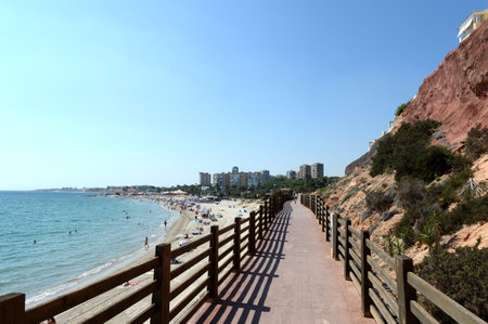 Walking road on the Costa Blanca in Orihuela. Spainのeditorial素材