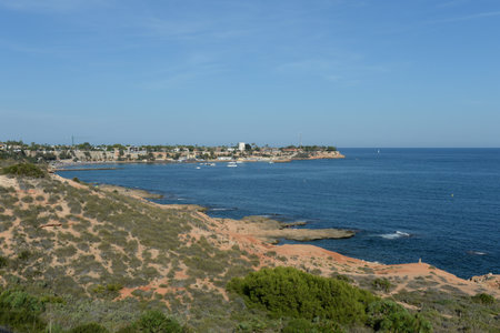 Paraje Aguamarina Park on the Costa Blanca in Orihuela. Spainのeditorial素材