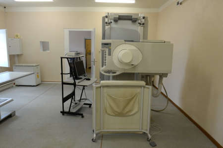 X-ray room in a prison hospital in the Tver regionのeditorial素材