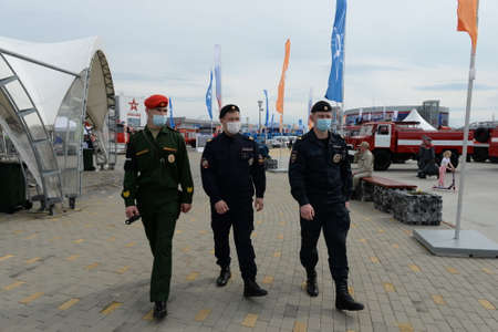 Joint service of police officers of the Ministry of Internal Affairs and the Ministry of Defense of...
