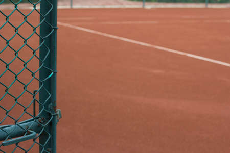 Entrance to the tennis courtの写真素材