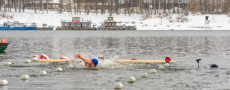 At the festival of Winter fun in Uglich 2015. Russia, Uglich, February 07.のeditorial素材
