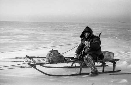 Dixon, Krasnoyarsk Krai, Russia is approximately, March 1976: the Hunter travels by dogsled through...