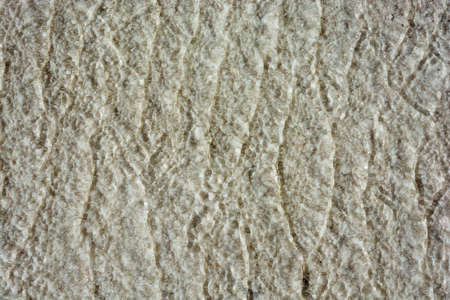 The texture of water and salt in the salty lake Baskunchak, Astrakhan region, Russia. の写真素材