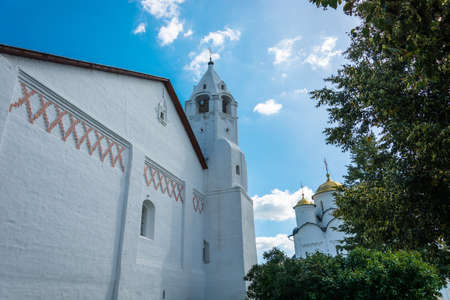 Belfry in the intercession convent in Suzdal, Vladimir region, Russia.のeditorial素材