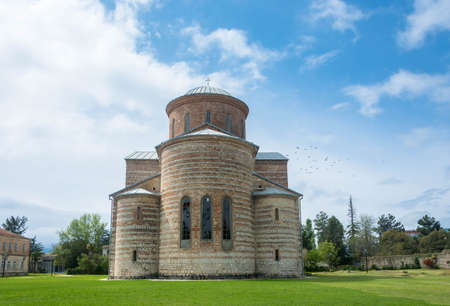 Ancient Cathedral in honor of St. Andrew the Apostle, in Pitsunda, Abkhazia.の写真素材