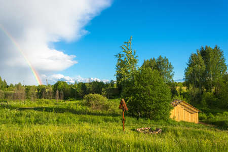 The Holy of the Birth of the Kazan icon of the Mother of God in the Makariev district, Kostroma region, Russia.の写真素材