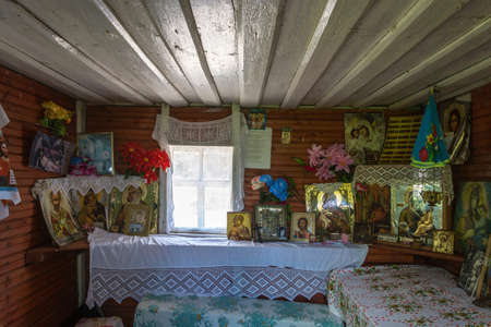 Tikhvin, village of Tikhvin, Soligalichsky district, Kostroma region, Russia.のeditorial素材