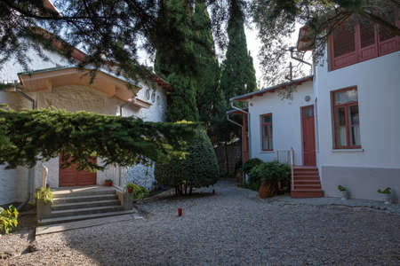 Yalta, Crimea - 09/05/2019: House-Museum of the Russian writer Anton Pavlovich Chekhov in Yalta.のeditorial素材