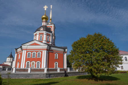 Rostov Veliky, Yaroslavl region, Russia. - 08/23/2020: Varnitsky Trinity-Sergius Monastery on a summer day.のeditorial素材