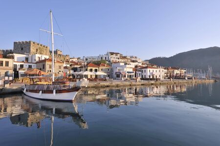 The beautiful port of Marmaris in Turkeyの写真素材