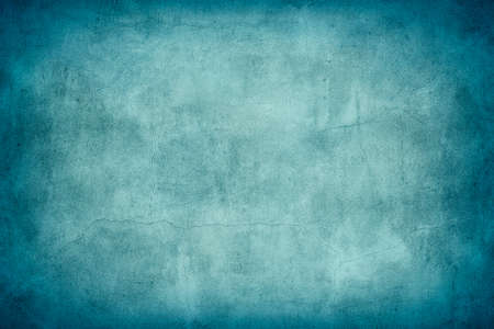 Grungy blue concrete wall texture background.の写真素材