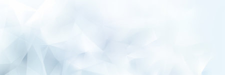 Abstract White 3d Geometric Shape Blue Background Bannerの素材