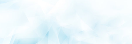 Abstract White 3d Geometric Shape Blue Background Bannerの素材