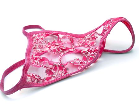 Pink pantiesの写真素材