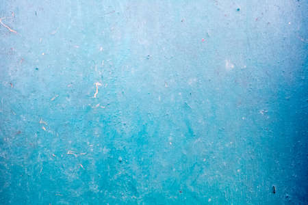 Old, lacquered wood with blue lacquer.の写真素材