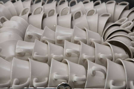 coffee or tie dishware on the event receptionの写真素材