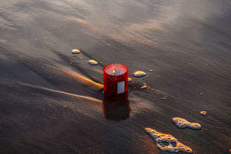 Wet sand