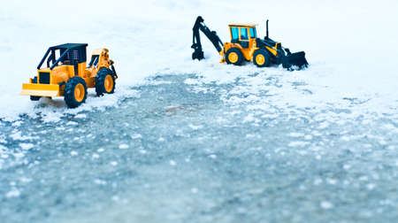A folklore that is working out of the snow.