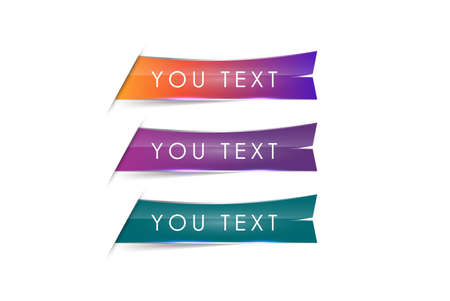 Glossy web buttons set in different colors Free Vectorのイラスト素材