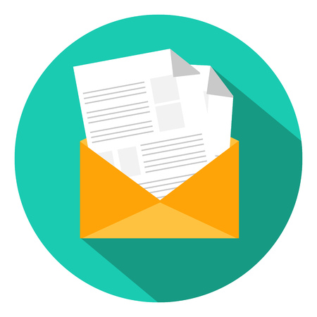 message mail envelope  iconのイラスト素材