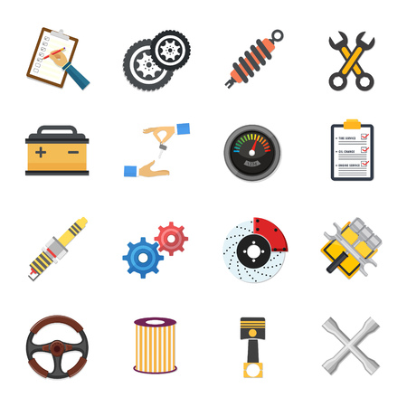 car service Icons setのイラスト素材